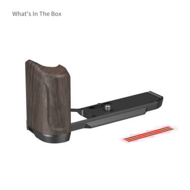 SmallRig 4801 L-Shape Mount Plate with Wooden Handle for Nikon Z f